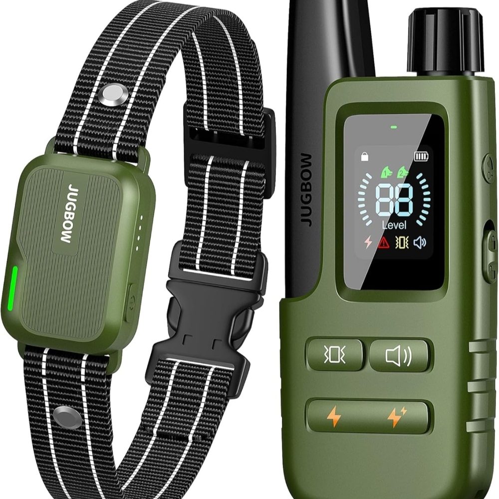 Green Dog Training Collar and Remote